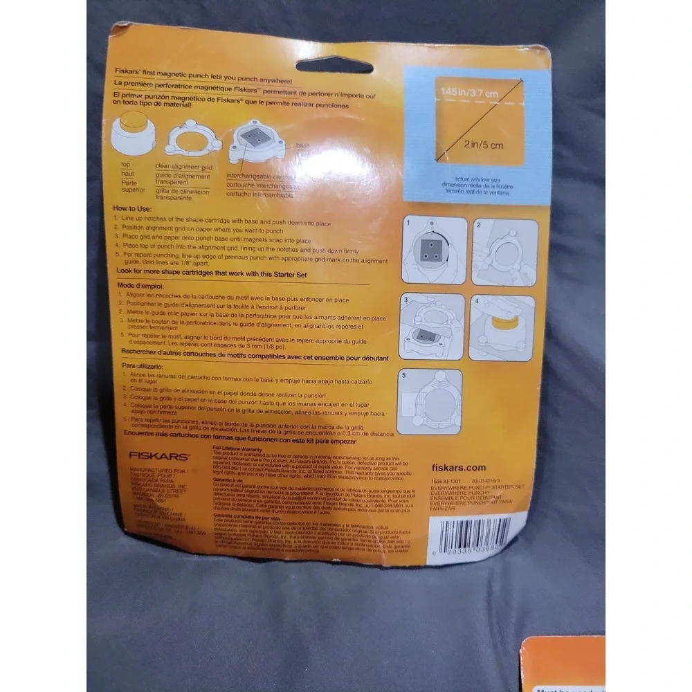 Fiskars 01-005563 Everywhere Punch Window System Starter Set